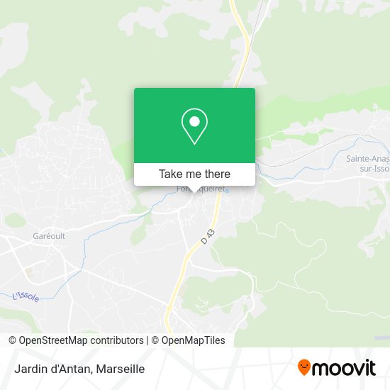 Jardin d'Antan map