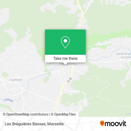 Les Bréguières Basses map