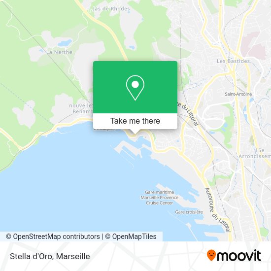 Stella d'Oro map