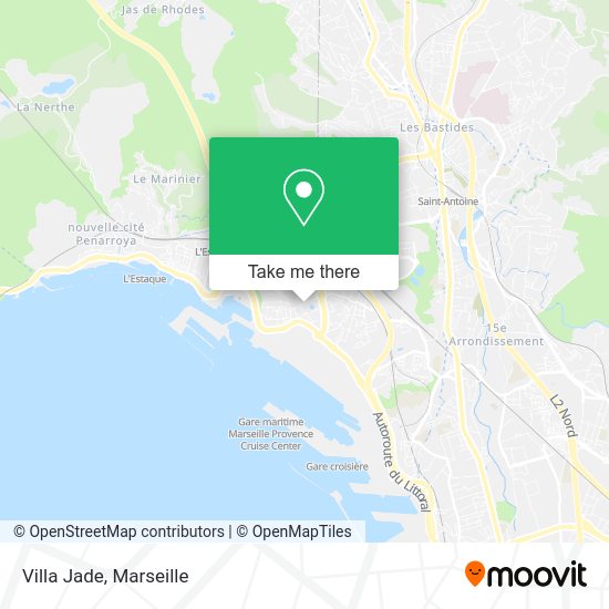 Villa Jade map