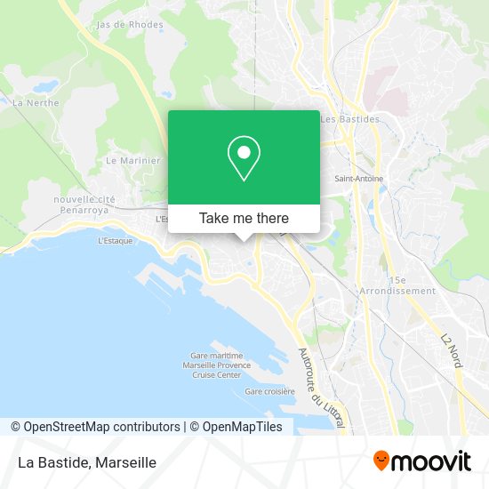 La Bastide map