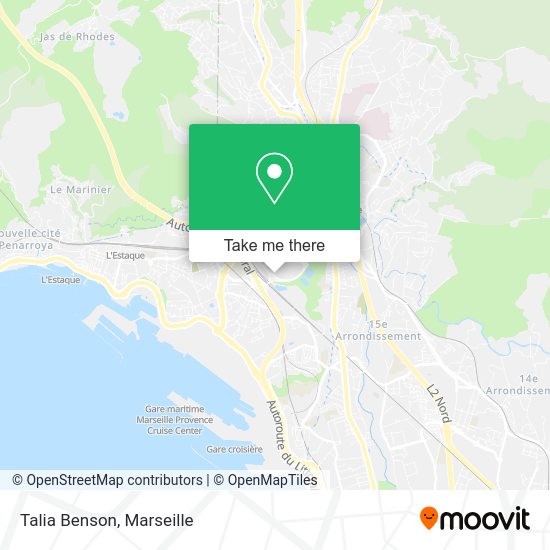 Talia Benson map