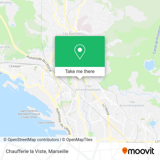 Chaufferie la Viste map
