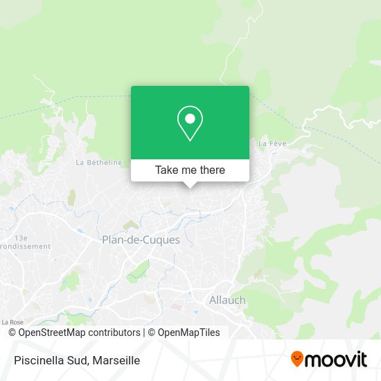 Piscinella Sud map