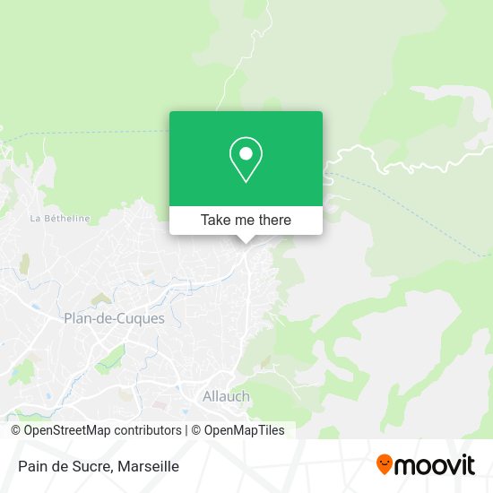 Pain de Sucre map