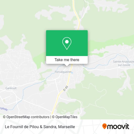 Le Fournil de Pilou & Sandra map