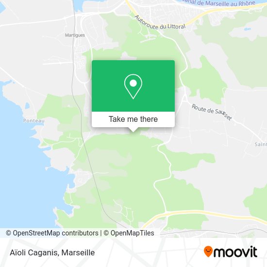 Aïoli Caganis map