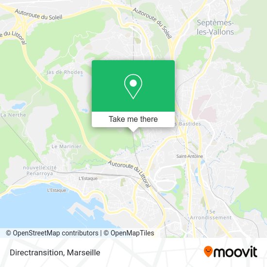 Directransition map