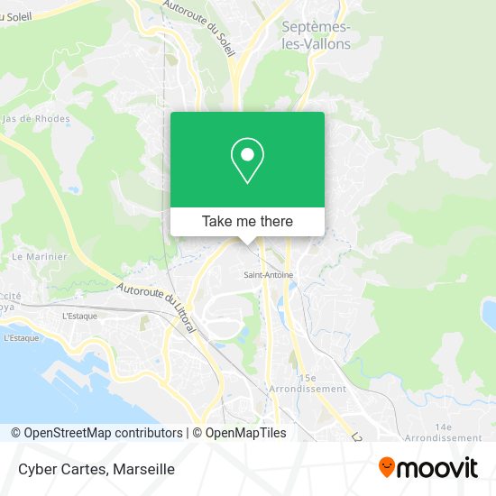 Cyber Cartes map