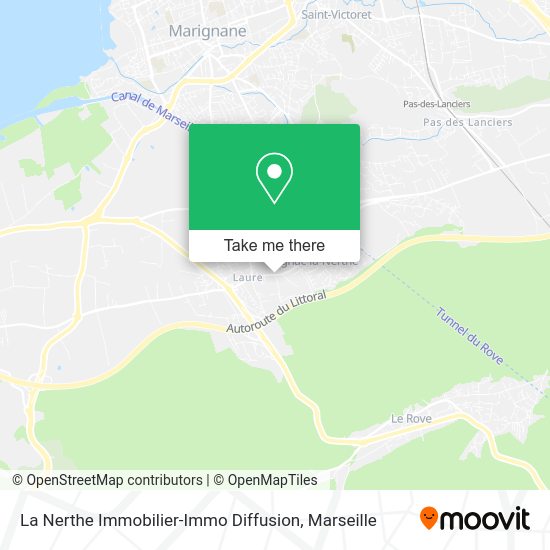 La Nerthe Immobilier-Immo Diffusion map