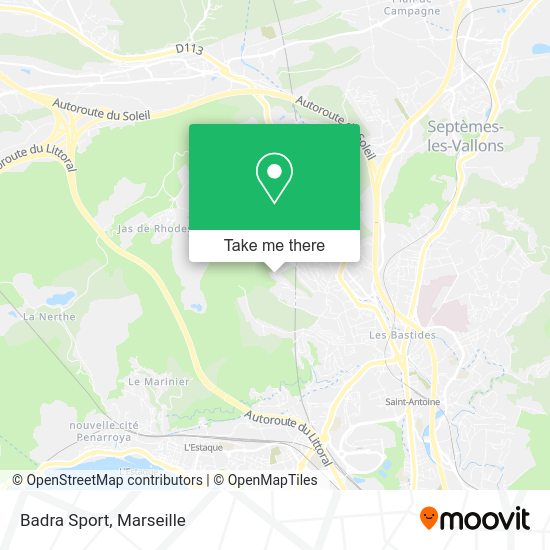 Badra Sport map