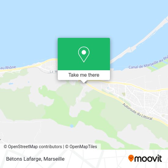 Bétons Lafarge map