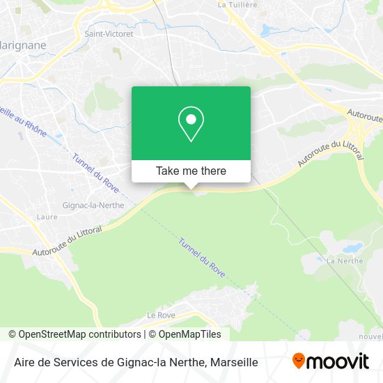 Aire de Services de Gignac-la Nerthe map