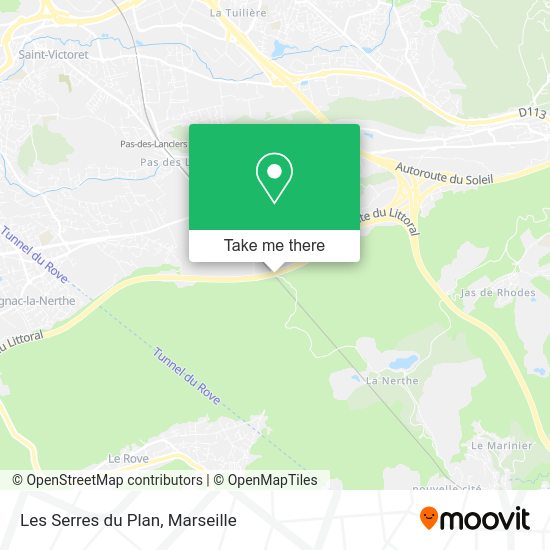 Les Serres du Plan map