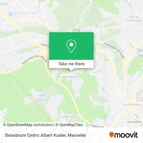 Belaidouni Cedric Albert Kuider map
