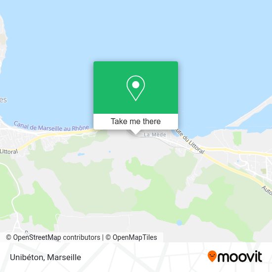 Unibéton map