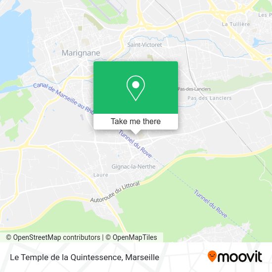 Le Temple de la Quintessence map