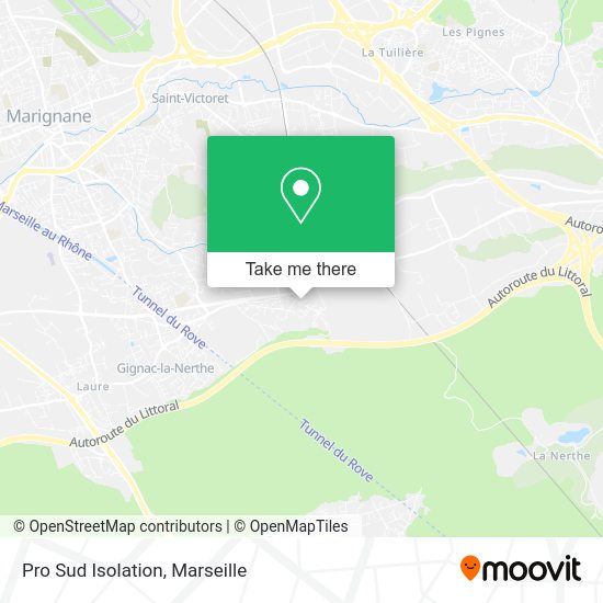 Pro Sud Isolation map