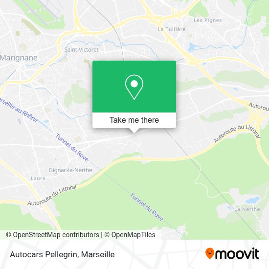 Autocars Pellegrin map