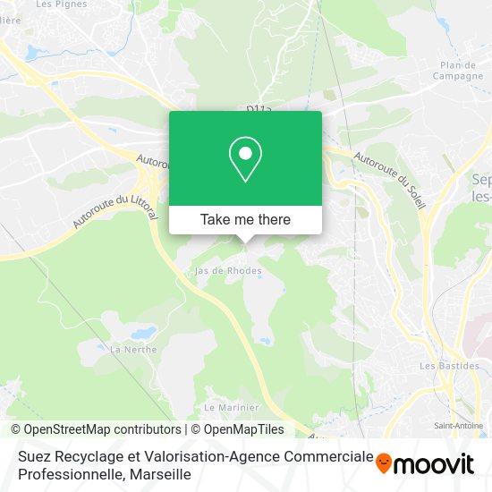 Suez Recyclage et Valorisation-Agence Commerciale Professionnelle map