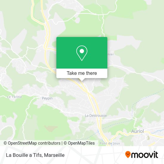 La Bouille a Tifs map