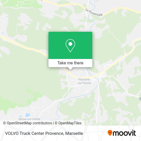 VOLVO Truck Center Provence map