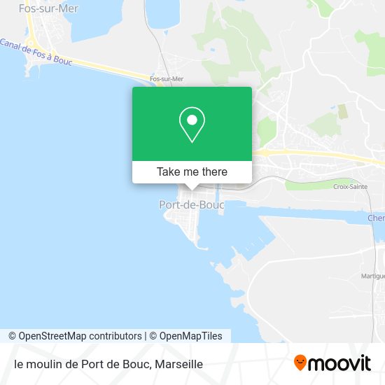 le moulin de Port de Bouc map