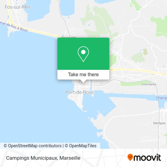 Campings Municipaux map