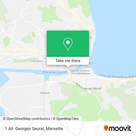 1 All. Georges Seurat map