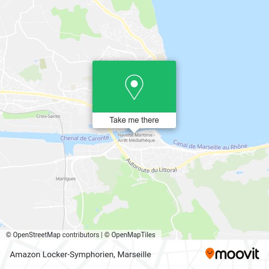 Amazon Locker-Symphorien map