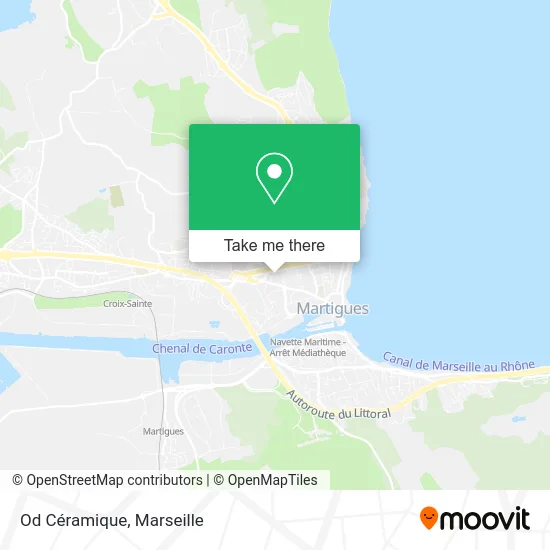 Od Céramique map