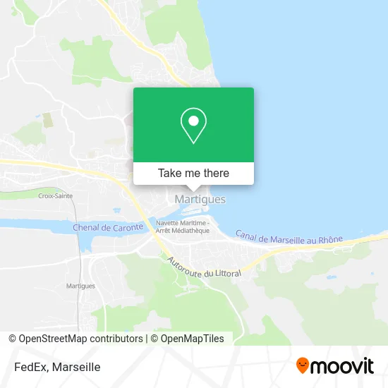 FedEx map