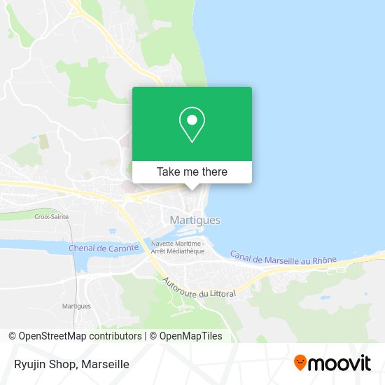 Ryujin Shop map