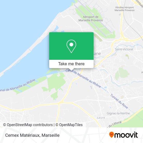 Cemex Matériaux map