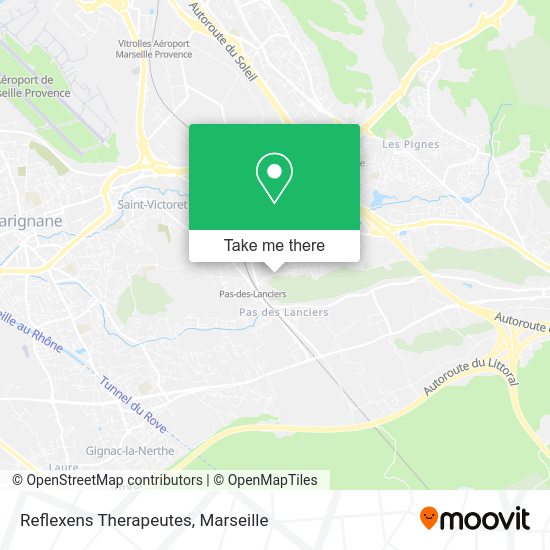 Reflexens Therapeutes map