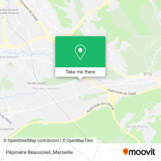 Pépinière Beausoleil map