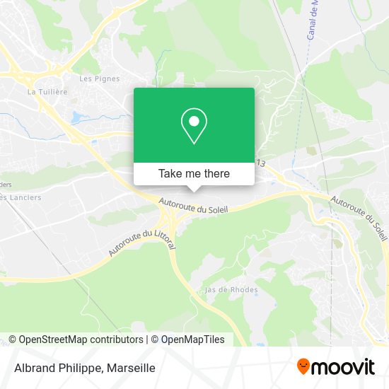 Albrand Philippe map