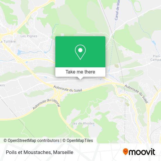 Poils et Moustaches map