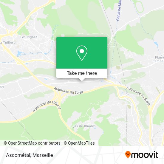 Ascométal map