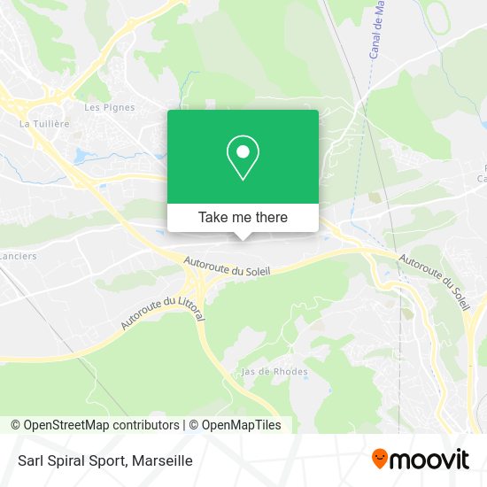 Sarl Spiral Sport map