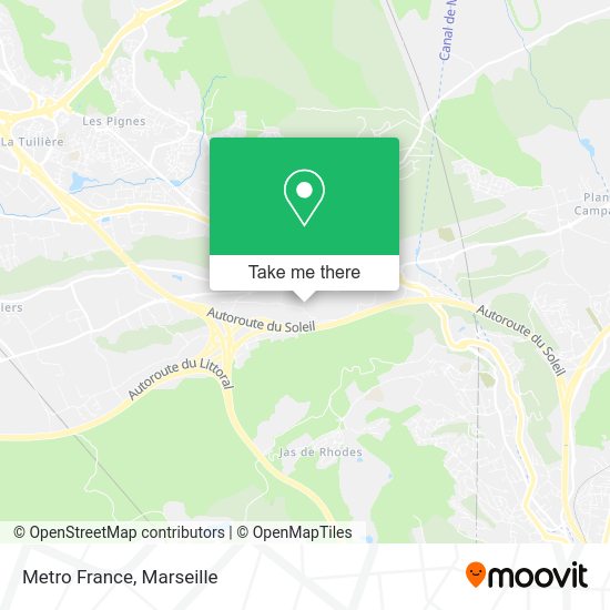 Metro France map