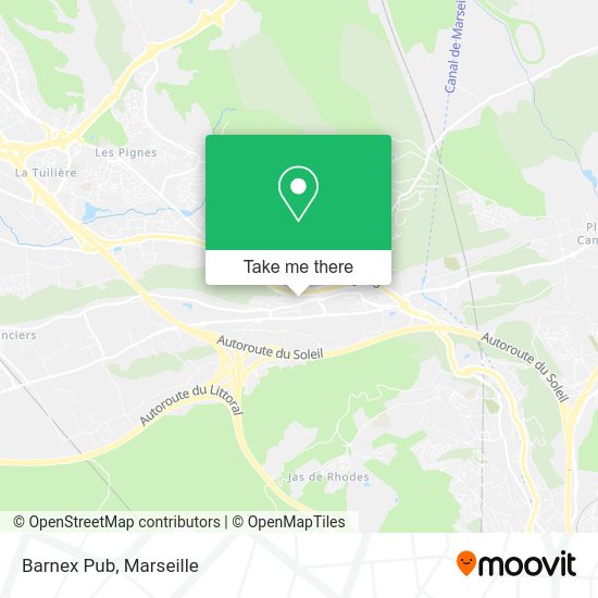 Barnex Pub map