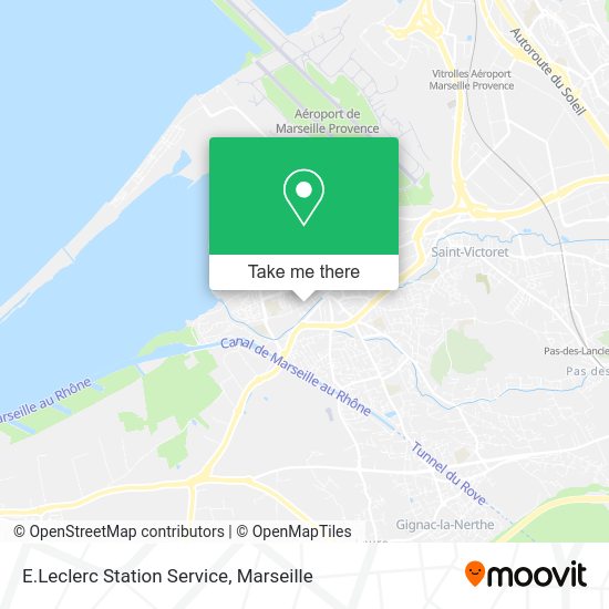 E.Leclerc Station Service map