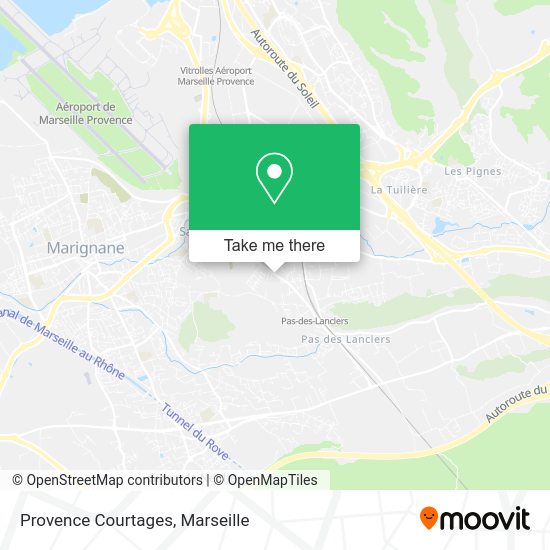 Provence Courtages map