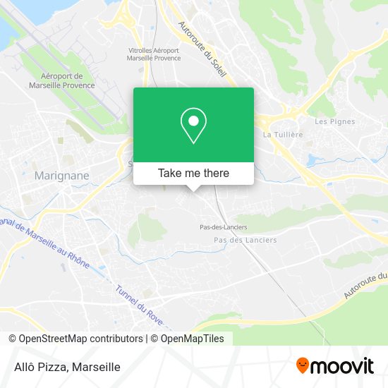 Allô Pizza map