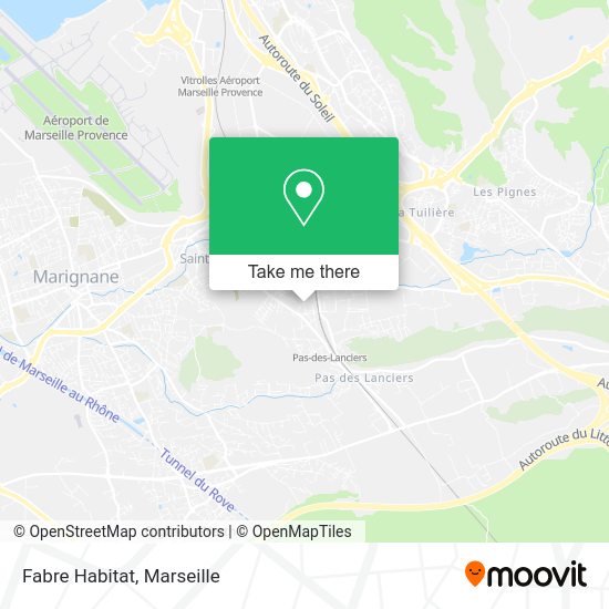 Fabre Habitat map