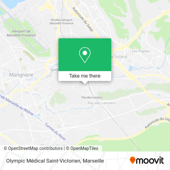 Olympic Médical Saint-Victorien map