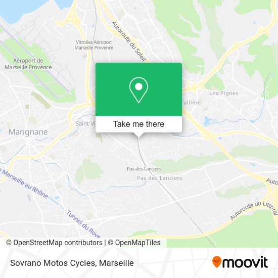 Sovrano Motos Cycles map