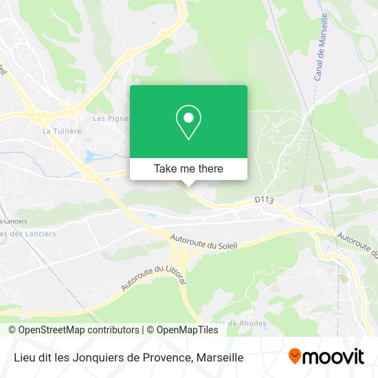 Lieu dit les Jonquiers de Provence map