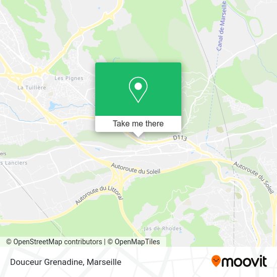 Douceur Grenadine map